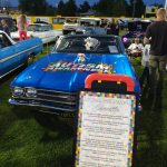 Front of the unique "Autism Awareness" Chevelle.
